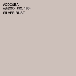 #CDC0BA - Silver Rust Color Image